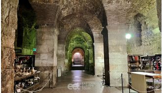 ENTRY TICKET TO THE CELLARS OF DIOCLETIAN'S PALACE IN SPLIT