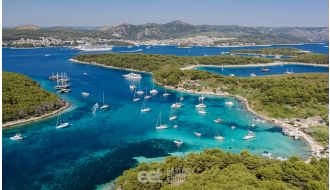 FULL DAY CATAMARAN CRUISE TO HVAR & PAKLENI ISLANDS FROM SPLIT